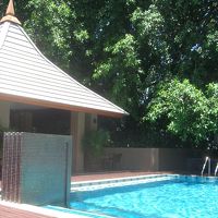 ２Ｆにあるプール。営業時間8：00〜18：00