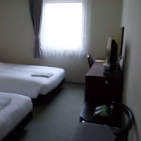 シングル利用でしたが、ツインに通されました