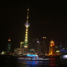 外灘と上海電子塔