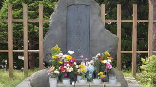 土方歳三最期の地碑(若松緑地公園内)