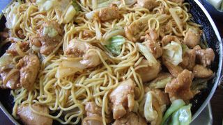 お勧めは鶏ちゃんに焼きそば！