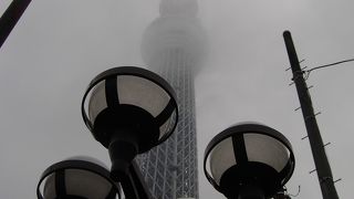東武橋から見る（撮影：２０１１年１０月１０日月曜日）、東京スカイツリーの巻