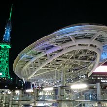 Nagoyaアカリナイト時はこんなライトアップも