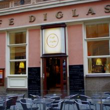 可愛いピンクのファサード