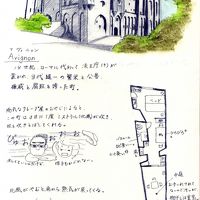 部屋見取図（右下）。絵日記を拡大×拡大でご覧ください。