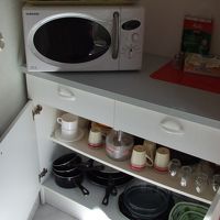 食器や調理器具、レンジの充実設備