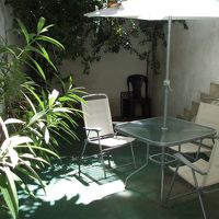 日当たりが良い中庭