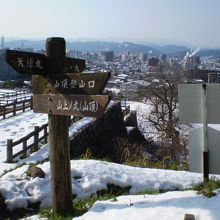 色々な見所への案内道標