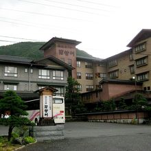 宿泊先だった「ホテル 阿智川」。