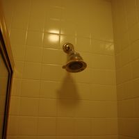 寝室（その１）のバスルーム固定シャワー