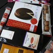 マジパンの老舗NIEDEREGGER社のお店でお買い物