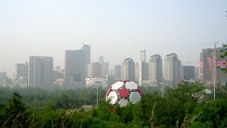 大連市内を一望