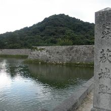 萩城跡・指月公園の入口。この先で料金\210を払います