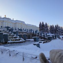 “夏の庭園”の冬の状況！