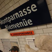 メトロのモンパルナス駅！
