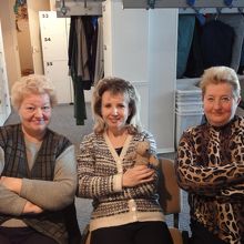 クロークのロシア３人娘と！