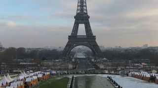 トロカデロ庭園のスケートリンク☆