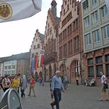 この景色を見ながらビール