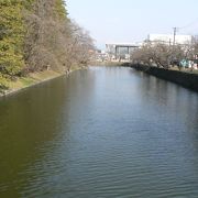 米沢城跡（松岬城跡）に造られている松岬公園