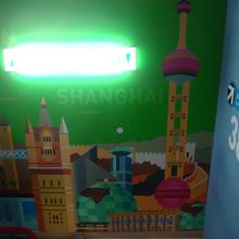 さらに２階上ると、展望台に出ます