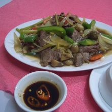 ビーフの炒め物