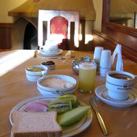 朝食もいい雰囲気の中いただけます。