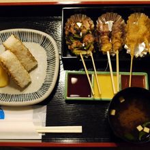 焼きおにぎりセット ￥１，１００−