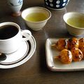 五平餅と珈琲