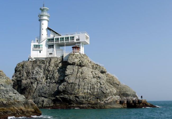 五六島（オリュクト）をまわる海雲台遊覧船（ヘウンデ ユラムソン）