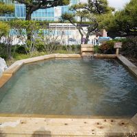 最高温の４４℃の桧風呂