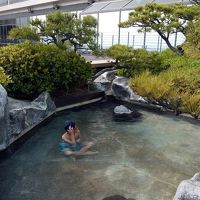 ４０℃の岩風呂 