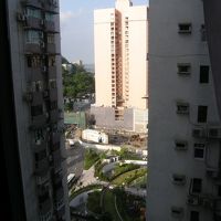 宿泊した部屋からの眺め