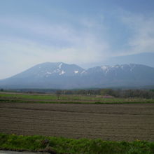 ブルワリー前から見た浅間山