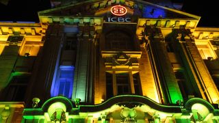 ライトアップされた夜景もきれいです