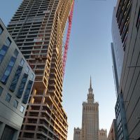 ホテルの玄関先から