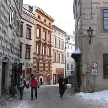 チェスキー・クルムロフの旧市街