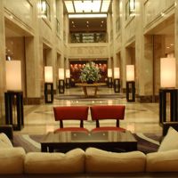 ゆったりしたロビー