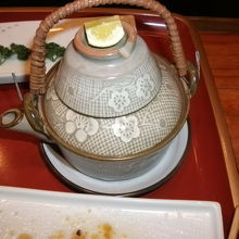 母も大感激の松茸の土瓶蒸し