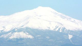 出羽富士（でわふじ）と呼ばれる美しい鳥海山（ちょうかいさん）
