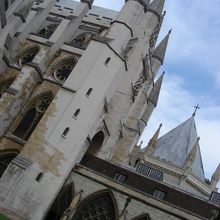 回廊からの眺め。内部は撮影禁止