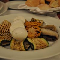 レストランの野菜のグリル