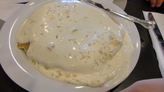 パンケーキだけでなく、オムレツもおすすめです