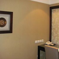 ビジネスコーナーが仕切られてます。