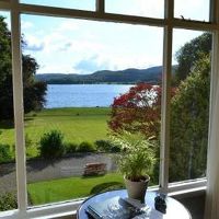 客室からみたウィンダミア湖、レイクビュー！