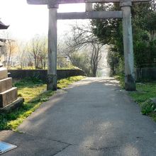越後国一宮と称した居多神社（こたじんじゃ）周辺の光景
