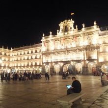 夜１１時頃のプラザマヨール