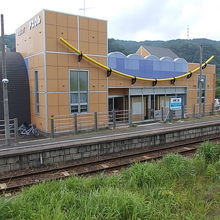 道の駅アスクルの目の前にホームがあります