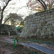 徒歩２０分で登れる臥牛山の山の上にある城跡