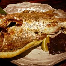 鯛の塩焼き