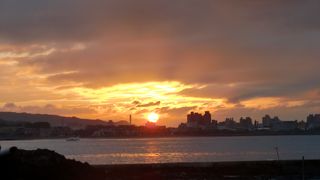 夕日の観光スポットです